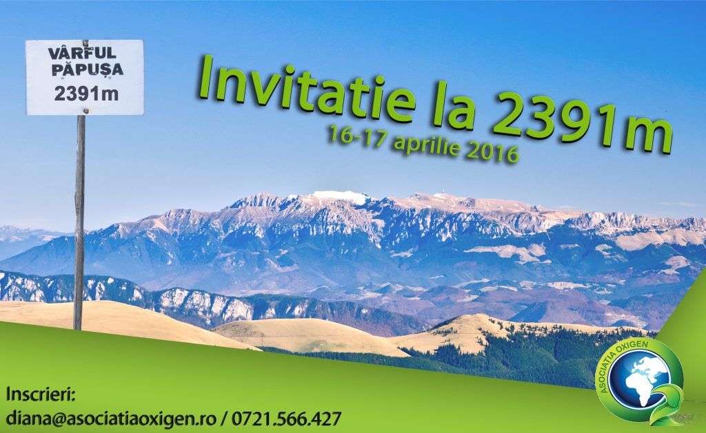 Invitation: Come at 2391 m –Papusa Peak
